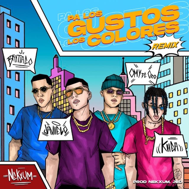 Pa Los Gustos Los Colores (feat. Omy de Oro & Nekxum) - Remix