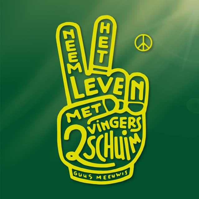 Neem Het Leven Met Twee Vingers Schuim